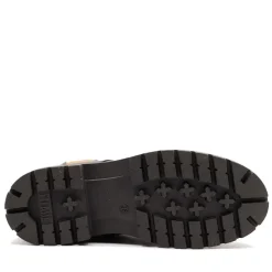 Anfibi 1A Classe Alviero Martini in Pelle Nera con Inserto Elastico Geo Classic 2366