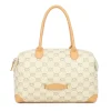 Bauletto Donna a Mano BRACCIALINI linea Monogram in Pelle Beige
