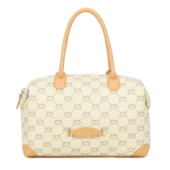 Bauletto Donna a Mano BRACCIALINI linea Monogram in Pelle Beige