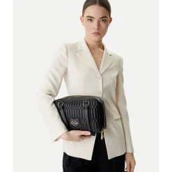Bauletto Donna a Spalla LOVE MOSCHINO linea Bubby Love in Ecopelle color Burro