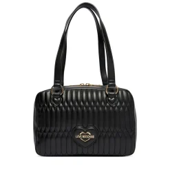 Bauletto Donna a Spalla LOVE MOSCHINO linea Bubby Love in Ecopelle Nera
