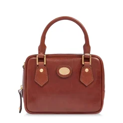 Bauletto Donna Mini THE BRIDGE linea Story in Pelle Marrone