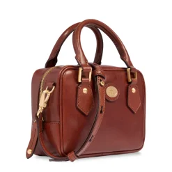 Bauletto Donna Mini THE BRIDGE linea Story in Pelle Marrone