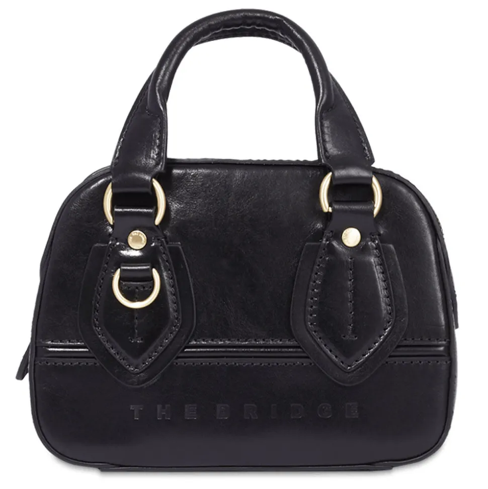 Bauletto Donna Mini THE BRIDGE linea Daphne in Pelle Nera