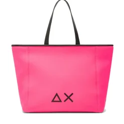 Borsa a Mano Media SUN68 linea Jacqueline in Scuba Fuxia Fluo