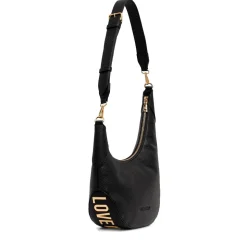 Borsa a Spalla Asimmetrica LOVE MOSCHINO linea Giant Logo Nero