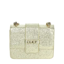 Borsa a Spalla CULT linea Gwen Laminata color Oro