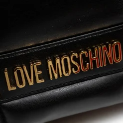 Borsa a Spalla LOVE MOSCHINO linea Puffy Logo Trapuntata Imbottita Nera