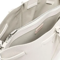 Borsa Donna a Mano a Secchiello COCCINELLE in Pelle Colore Blanco linea Flores