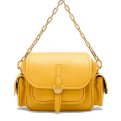 Borsa Donna a Mano COCCINELLE in Pelle Colore Soleado linea Campus Mini