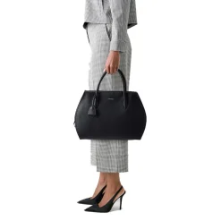 Borsa Donna a Mano COCCINELLE in Pelle Linea Lord colore Blanco