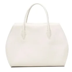 Borsa Donna a Mano COCCINELLE in Pelle Linea Lord colore Blanco