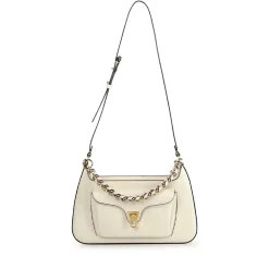 Borsa Donna a Mano COCCINELLE in Pelle linea Beat Generation Medium Colore Pearl