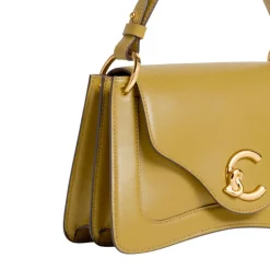 Borsa Donna a Mano COCCINELLE in Pelle linea C-Me Calf Cocker Small Colore Seagrass