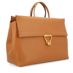 Borsa Donna a Mano COCCINELLE in Pelle linea Arlettis Colore Cuir Misura Grande