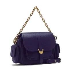 Borsa Donna a Mano COCCINELLE in Pelle Colore Royal Blue linea Campus Mini