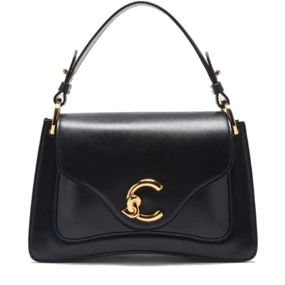 Borsa Donna a Mano COCCINELLE in Pelle linea C-Me Calf Cocker Small Colore Nero