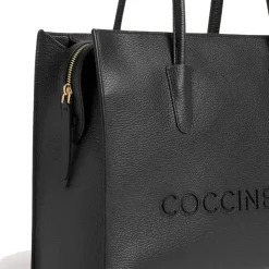 Borsa Donna a Mano COCCINELLE in Pelle Linea Myrtha26 colore Nero