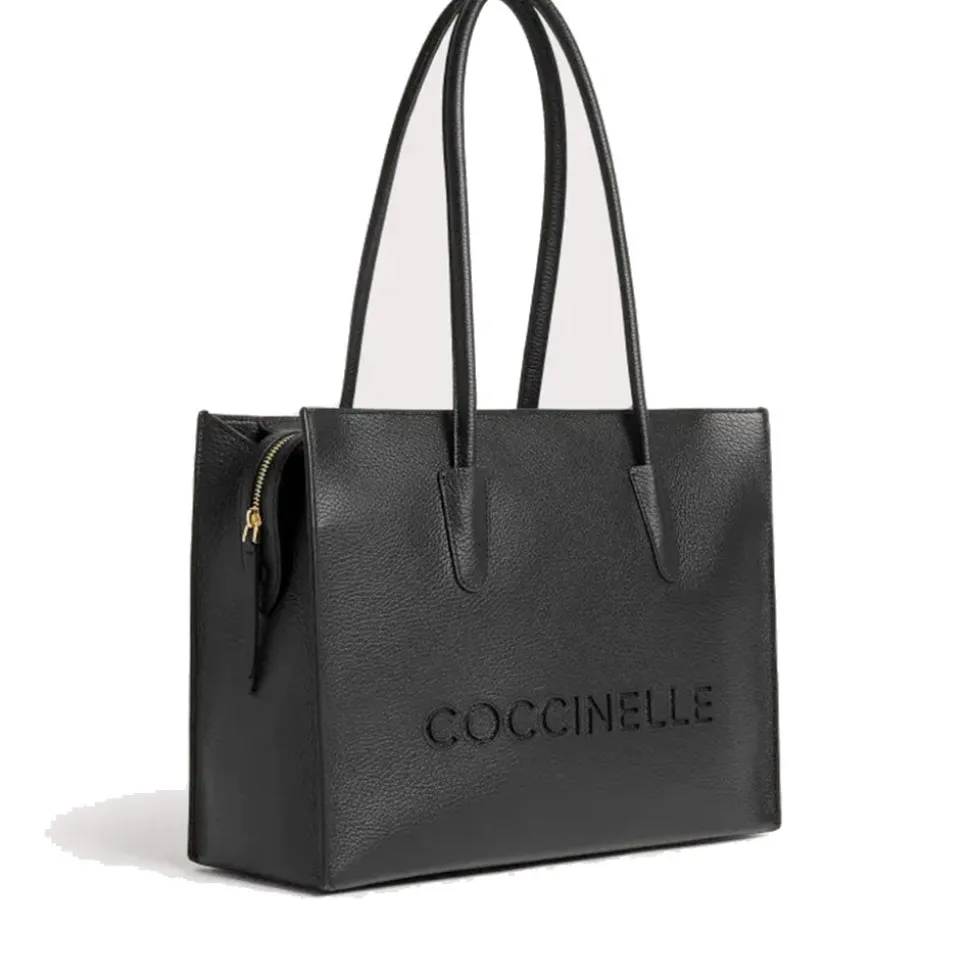 Borsa Donna a Mano COCCINELLE in Pelle Linea Myrtha26 colore Nero