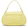 Borsa Donna a Mano con Tracolla COCCINELLE in Pelle linea Himma colore Lime Wash