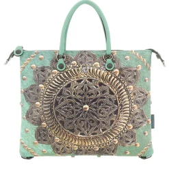 Borsa Donna a Mano con Tracolla GABS G3 PLUS Large in Pelle stampa Rosone