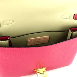 Borsa Donna a Mano con Tracolla COCCINELLE in Pelle Linea Arlettis Mini colore Rosewood