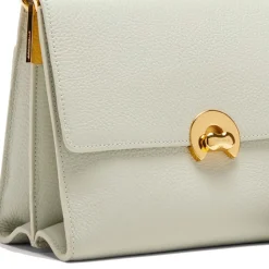 Borsa Donna a Mano con Tracolla COCCINELLE linea Binxie in Pelle Celadon Green