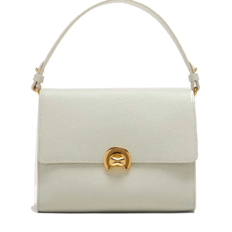 Borsa Donna a Mano con Tracolla COCCINELLE linea Binxie in Pelle Celadon Green
