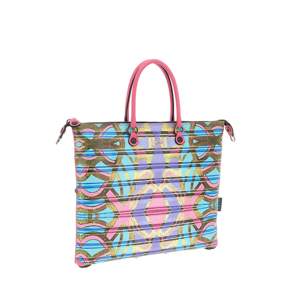 Borsa Donna a Mano con Tracolla GABS G3 PLUS Large in Pelle stampa Maori