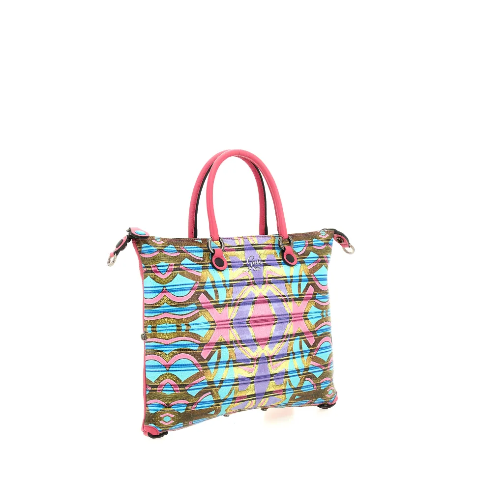 Borsa Donna a Mano con Tracolla GABS G3 PLUS Medium in Pelle stampa Maori