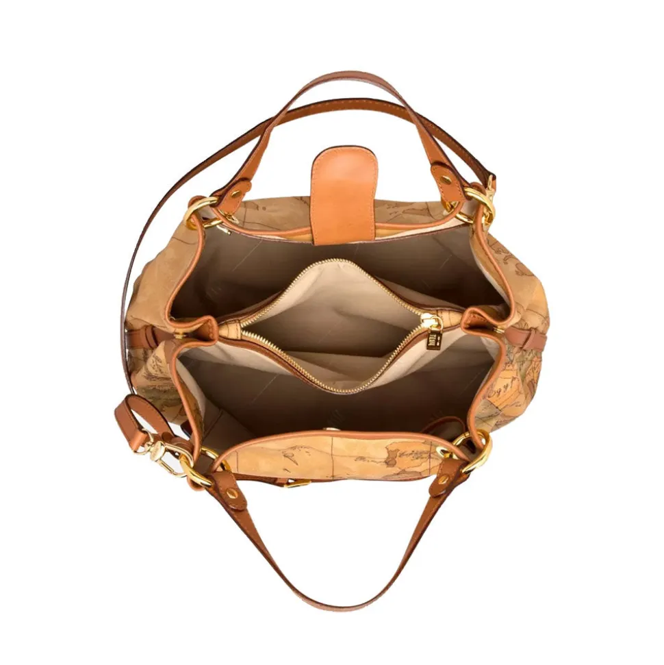 Borsa Donna a Mano con Tracolla 1A Classe Alviero Martini linea Geo Classic N148