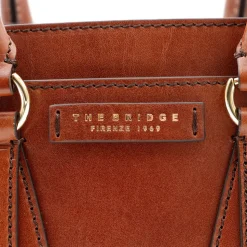 Borsa Donna a Mano Double Function THE BRIDGE linea Cecilia in Pelle Marrone