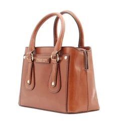 Borsa Donna a Mano Double Function THE BRIDGE linea Cecilia in Pelle Marrone