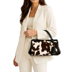 Borsa Donna a Mano GUESS Linea Audrey Fantasia Cow