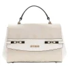 Borsa Donna a Mano GUESS Linea Melinda Colore Off White Logo Misura Piccola