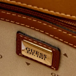 Borsa Donna a Mano GUESS Linea Melinda Colore Latte Logo Misura Piccola