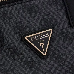 Borsa Donna a Mano in Tessuto GUESS Linea Follie colore Coal Logo