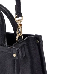 Borsa Donna a Mano LIU JO Better stampa Bottalata Nera con Charm