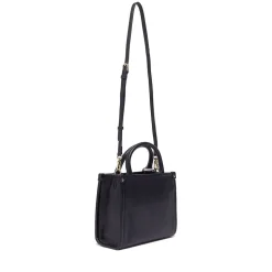 Borsa Donna a Mano LIU JO Better stampa Bottalata Nera con Charm
