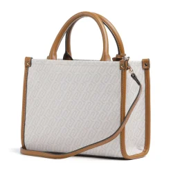 Borsa Donna a Mano LIU JO stampa Monogram Bianco