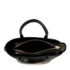 Borsa Donna a Mano LOVE MOSCHINO Nera con Cuore Rosso con Logo