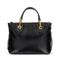 Borsa Donna a Mano Media BRACCIALINI linea Beth Puffy in Nylon Nero