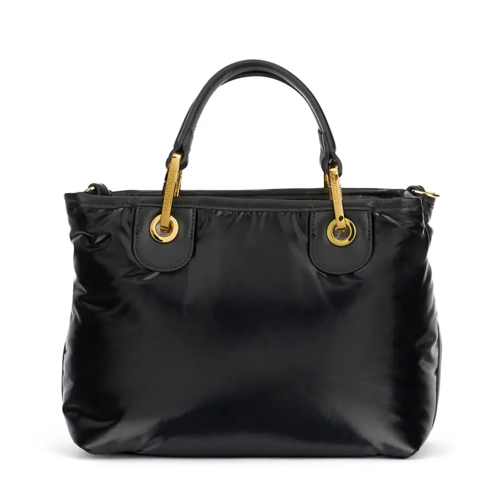 Borsa Donna a Mano Media BRACCIALINI linea Beth Puffy in Nylon Nero