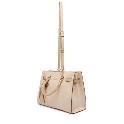 Borsa Donna a Mano Media LIU JO Neutro con Logo Monogram All Over