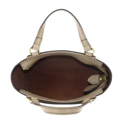 Borsa Donna a Mano THE BRIDGE linea Lucrezia in Pelle color Burro