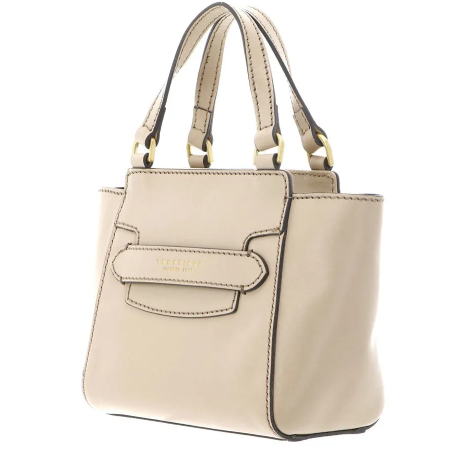 Borsa Donna a Mano THE BRIDGE linea Lucrezia in Pelle color Burro