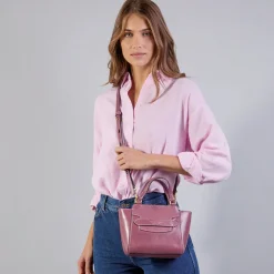 Borsa Donna a Mano THE BRIDGE linea Lucrezia in Pelle Verde Maggiorana