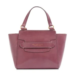 Borsa Donna a Mano THE BRIDGE linea Lucrezia in Pelle Viola Orchidea