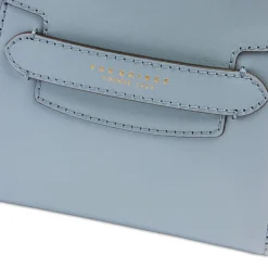 Borsa Donna a Mano THE BRIDGE linea Lucrezia in Pelle Azzurro Acqua