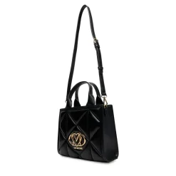 Borsa Donna a Mano Trapuntata LOVE MOSCHINO linea Embossed Nera